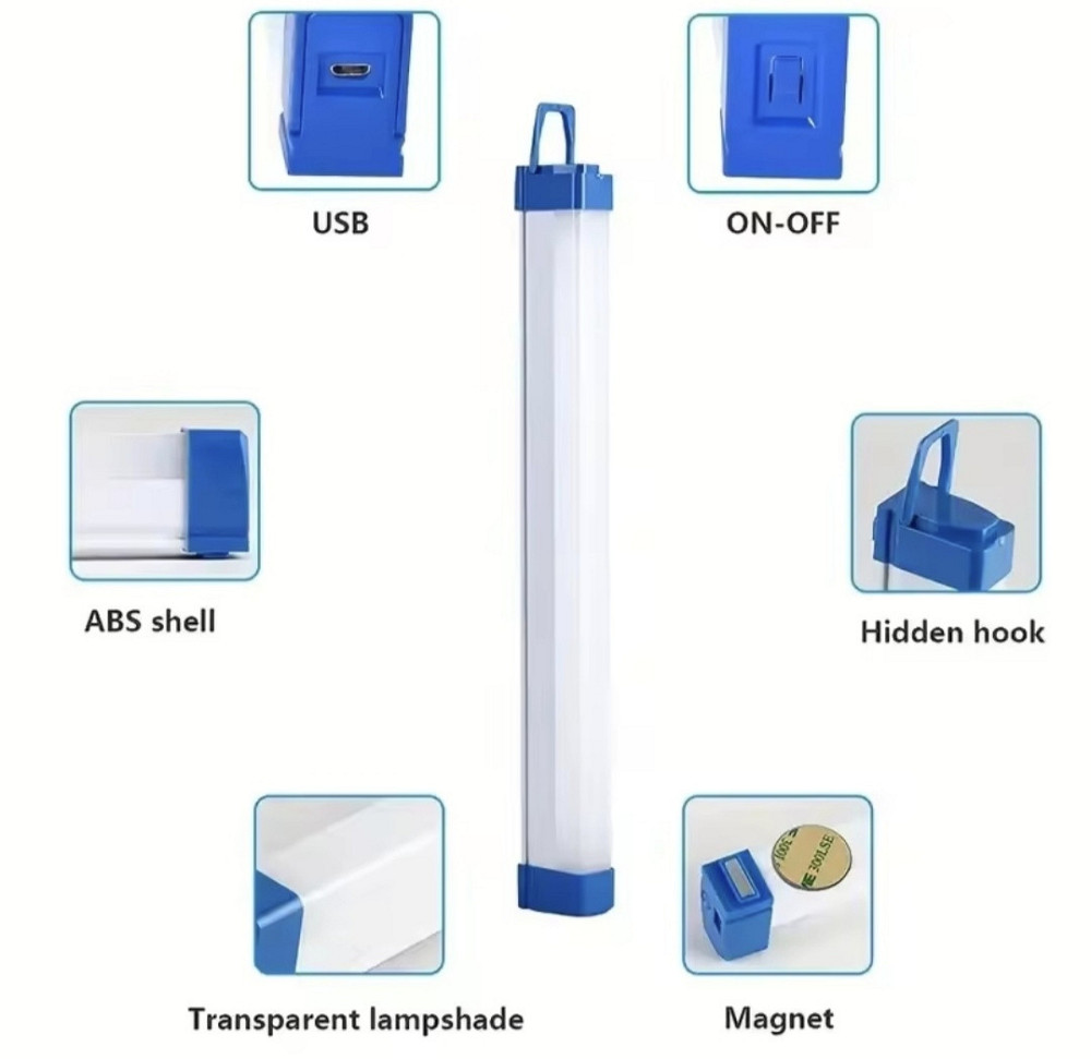 Акумуляторна LED лампа 15 см Сміла - фото 2