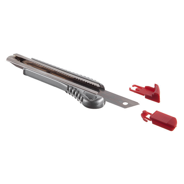 Нож сегментный, 18 мм, металлическая направляющая, противоскользящий корпус INTERTOOL HT-0504 Киев - изображение 4