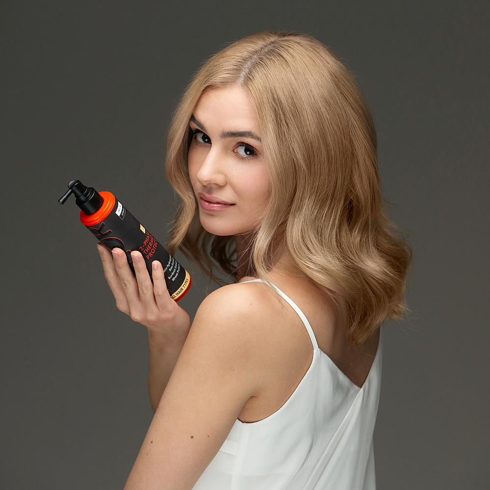 Двофазний термозахисний спрей для волосся 2-Phase Thermo Protect Spray Succor 250 мл Київ - фото 14