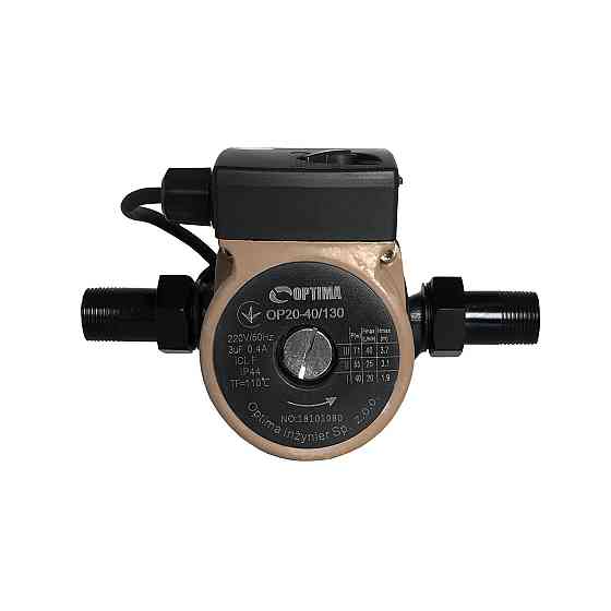 Насос циркуляційний Optima OP20-40 130мм + гайки, + кабель з вилкою Київ