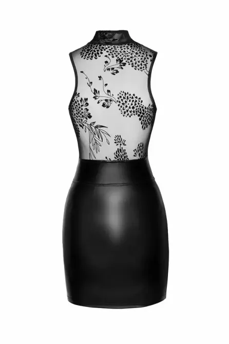 Сукня Noir Handmade F241 Short dress with powerwetlook skirt and tulle top - M Львів - фото 6