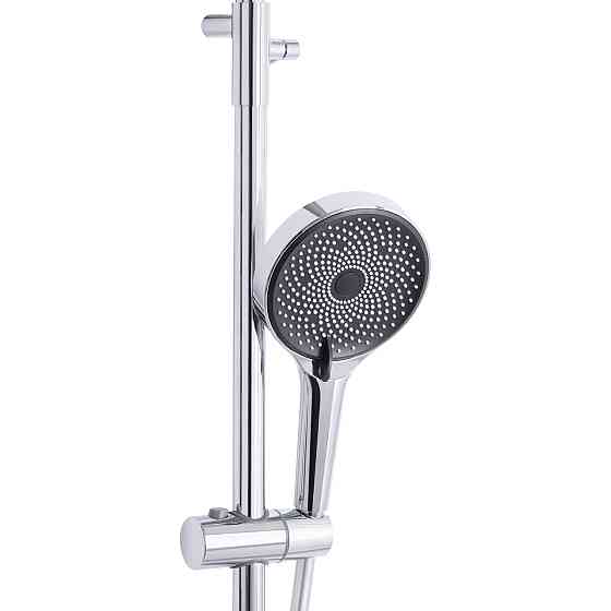Душова система універсальна Qtap Sloup термостатична на два споживачі QTSL57103ONC Chrome Київ