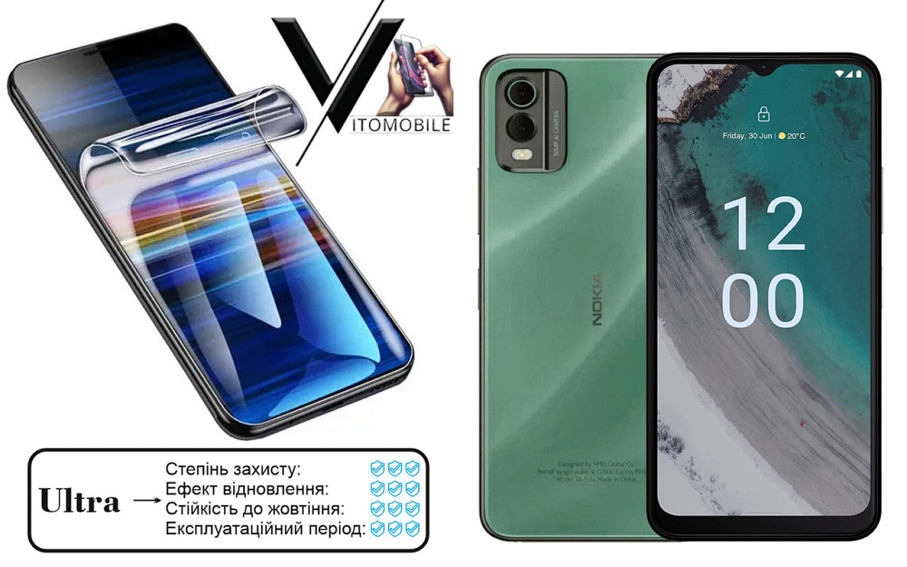 Полиуретановая пленка Ultra для Nokia C32 – минимальная толщина, максимальная защита! Киев - изображение 1