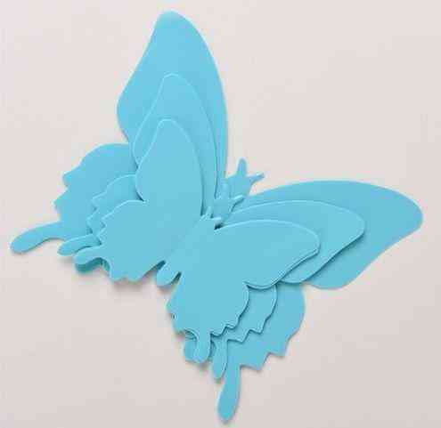Бірюзові метелики для дому - 12шт. Київ