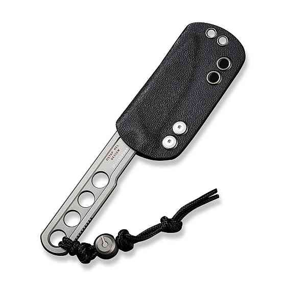 Нож фиксированный тактический Civvi Circulus, (5 см) 10Cr15CoMoV серый с бусиной из титана 6AL4V Киев