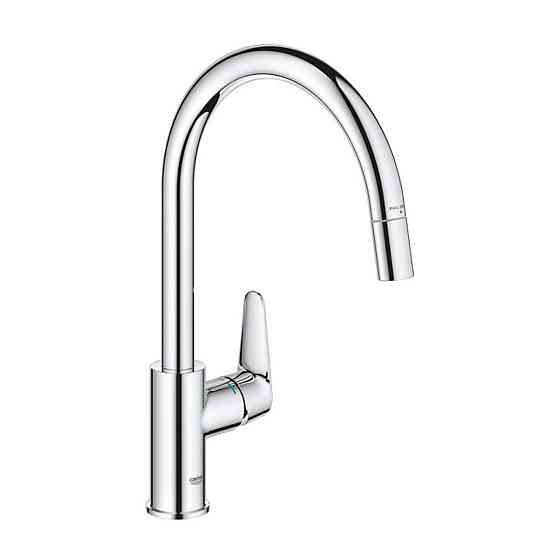 Змішувач для кухні з висувним виливом Grohe StartCurve 30562000 Київ