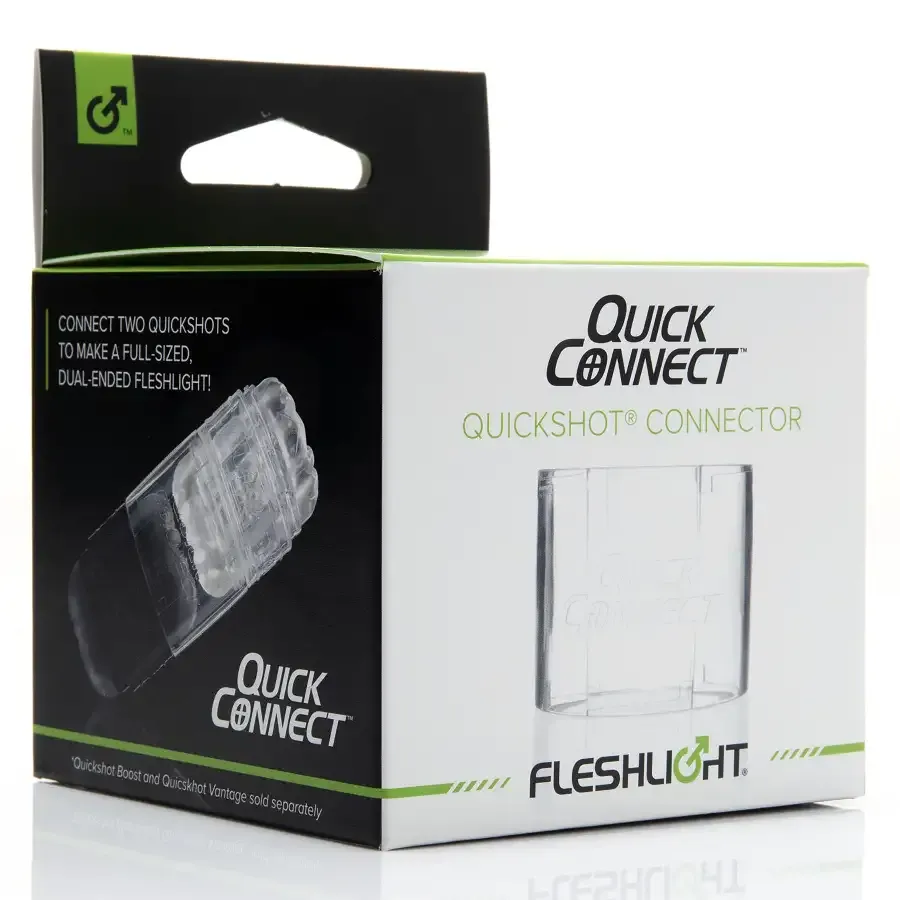 Адаптер Fleshlight Quickshot Quick Connect для з'єднання двох Квікшотов в одну іграшку Львів - фото 3