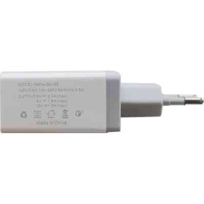 Зарядное устройство Patron USB QC3.0 2.4A white (PN-QC3-220V-W) Винница