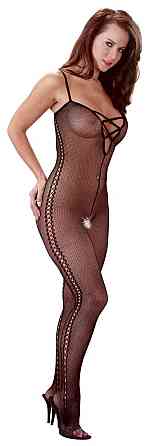 Бодістокінг - 2550059 NO:XQSE Net Catsuit Black - L/XL Sex Aura Київ