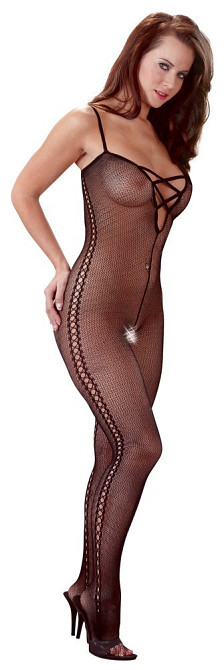 Бодистокинг - 2550059 NO:XQSE Net Catsuit Black - L/XL Sex Aura Киев - изображение 2