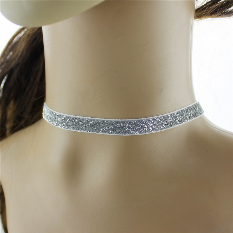 Чокер жіночий сріблястий Київ - фото 1