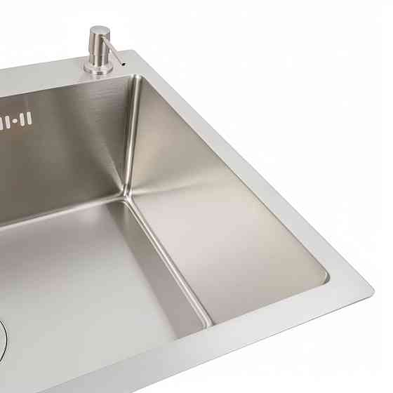 VALESO Кухонна мийка VALESO Handmade 70*50 нержавійка (сифон круглий, 3,0/0,8) Київ