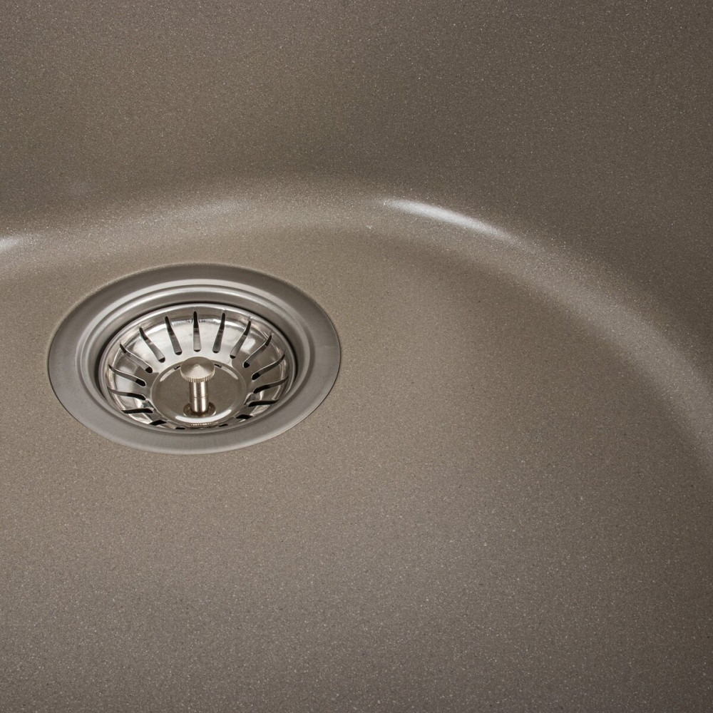 Гранітна мийка для кухні VALESO LUNA 510 матова Титан Коломыя - изображение 5