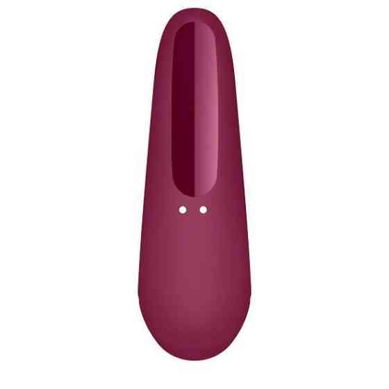 Вакуумный стимулятор клитора для женщин Satisfyer Curvy 1+, бордовый Sex Aura Киев