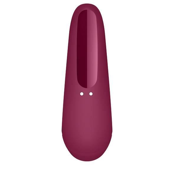 Вакуумный стимулятор клитора для женщин Satisfyer Curvy 1+, бордовый Sex Aura Киев - изображение 2