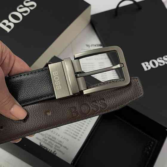 Набір ремінь і гаманець на подарунок Boss (208) Київ