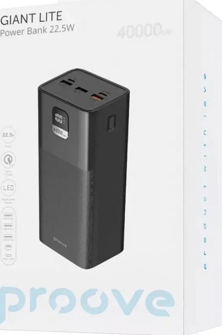 Proowe  PowerBank 40000 mAh 22.5W Харьков - изображение 1