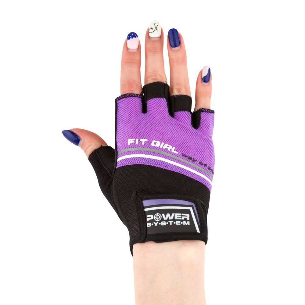 Рукавички для фітнесу Power System PS-2920 Fit Girl Evo Purple M Луцьк - фото 3