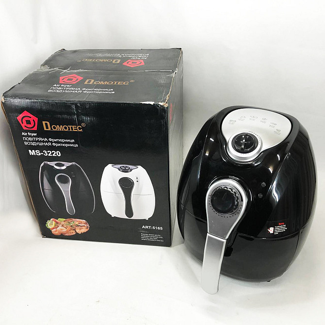 Фритюрниця побутова без олії Domotec MS-3220 1300 W 4,5 л, Безмасляная NK-835 фритюрница настольная Київ - фото 2