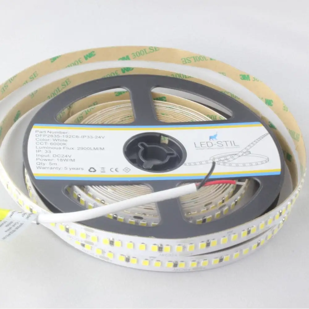 LED-STIL LED стрічка LED-STIL 6000K, 18 W, 2835, 192 шт, IP33, 24V, 2900LM Коломия - фото 4