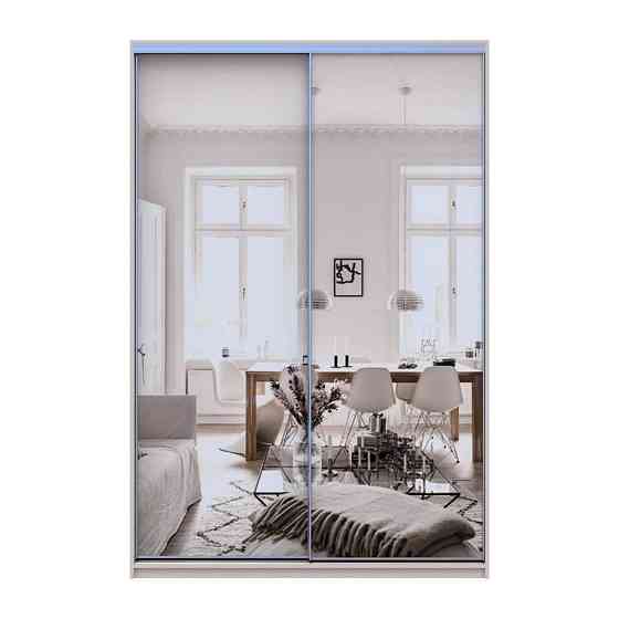 Шкаф-купе Doros Сити Лайт Кашемир 2 зеркала 150х60х225 (80736359) Днепр