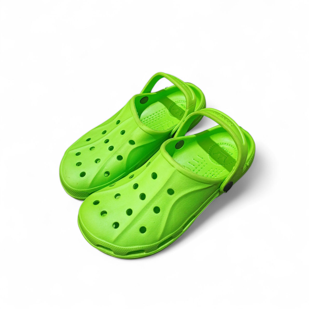 Кроксы резиновые силиконовые зеленый 