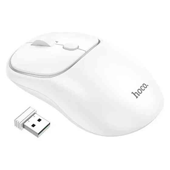 Миша Hoco GM25 Royal dual-mode business wireless mouse Space White (6942007608534 ) Киев