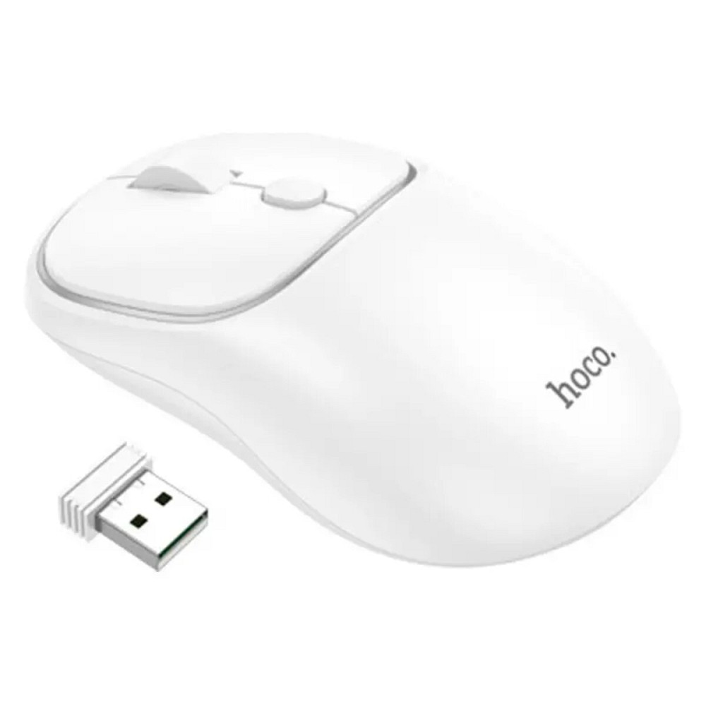 Миша Hoco GM25 Royal dual-mode business wireless mouse Space White (6942007608534 ) Киев - изображение 2