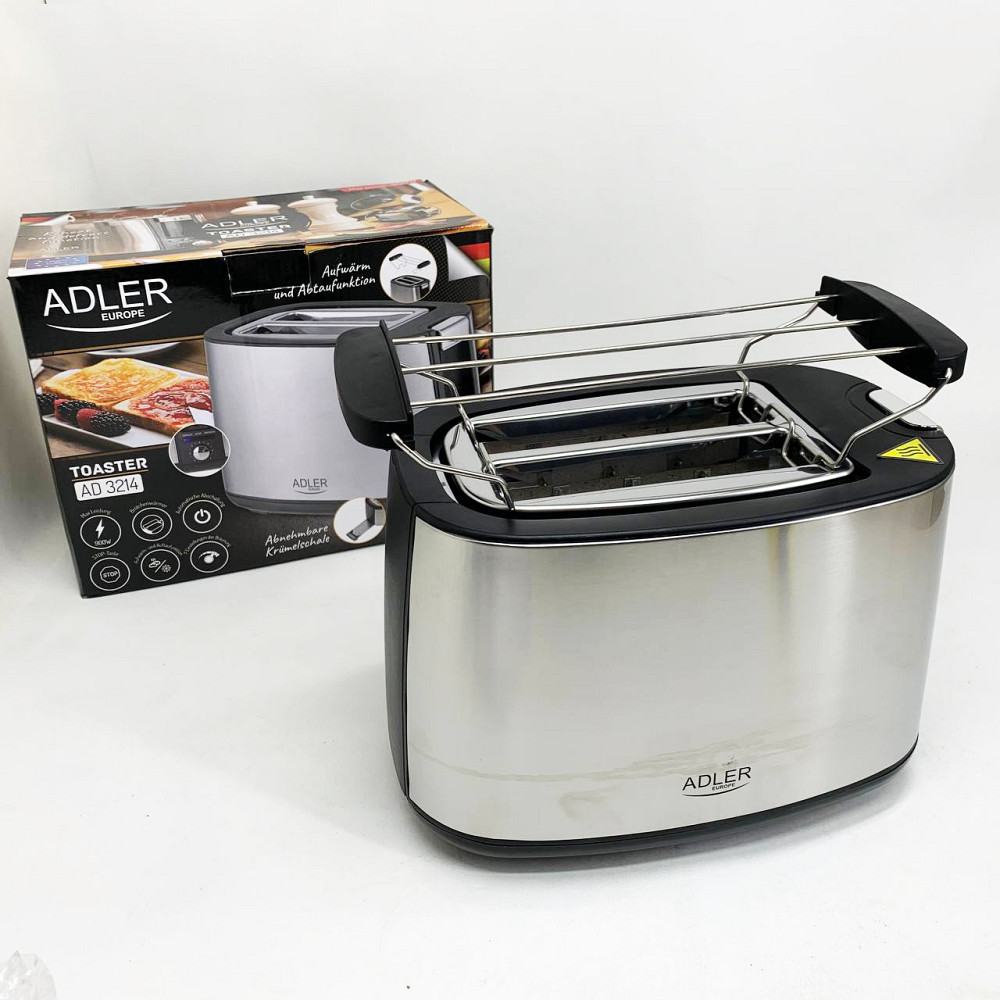 Тостер з функцією розігріву і розморожування Adler, Тостер для офісу та кафе подвійний LW-99 Львів - фото 14