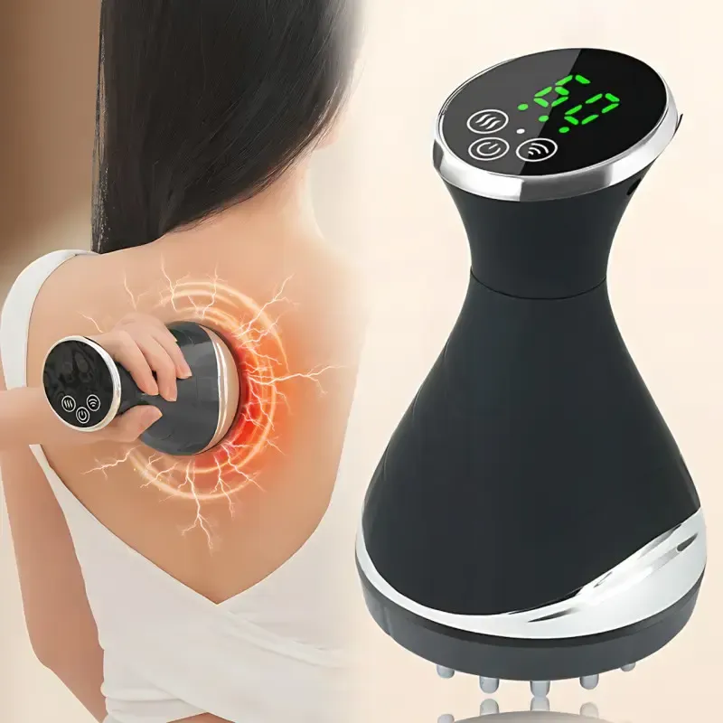 Массажер согревающий Massage instrument LY-812 с электростимуляцией вибромассажем 25 режимов Коломия - фото 1