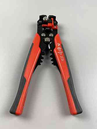 Професійні кліщі для зняття ізоляції, обрізки дротів та обтиску клем 205 мм Мукачево