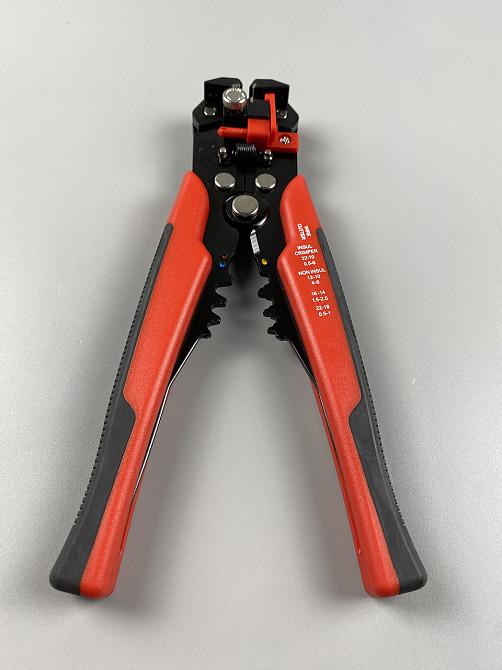 Професійні кліщі для зняття ізоляції, обрізки дротів та обтиску клем 205 мм Мукачево - фото 2