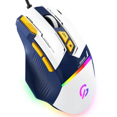 Мышка GamePro GM300BL USB Blue/White (GM300BL) Винница - изображение 8