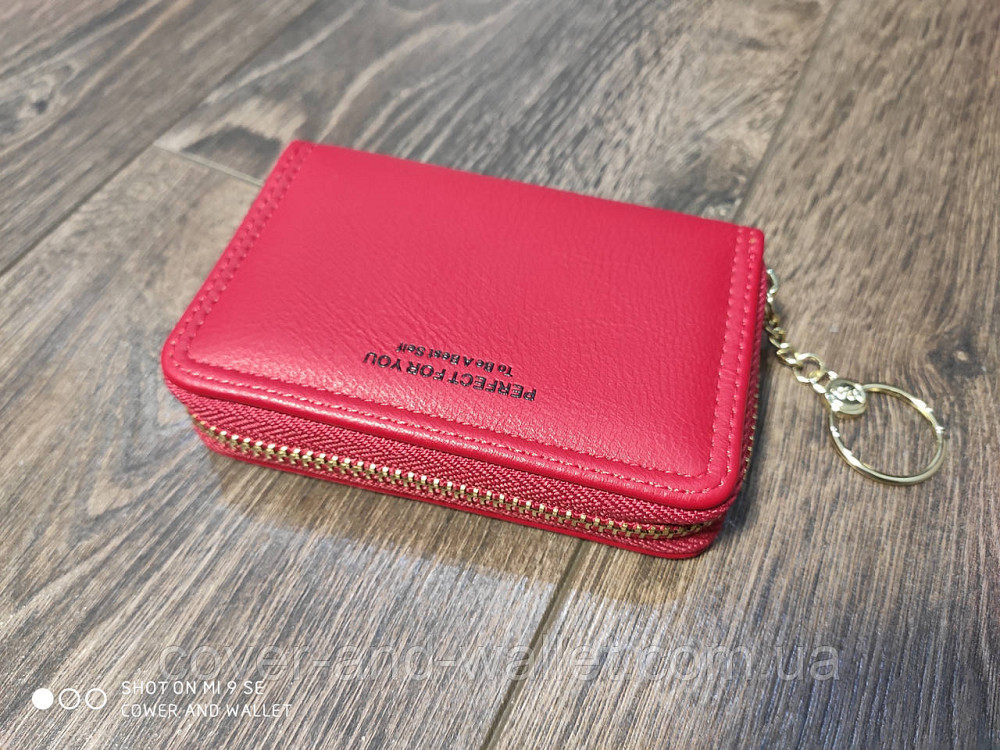 Компактний жіночий портмоне картхолдер на блискавці Київ - фото 3