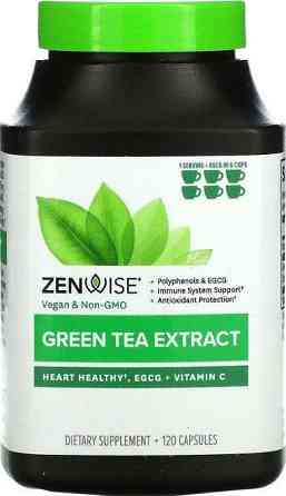 Екстракт зеленого чаю для схуднення Zenwise Health Green Tea Extract 120 капс Київ