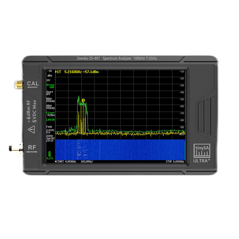Спектроаналізатор TinySA Ultra+ ZS-407 з генератором сигналів Київ - фото 4