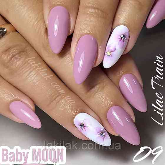 Гель-лак BABY MOON Lilac Train №09 пастельний бузковий, 6 мл Херсон