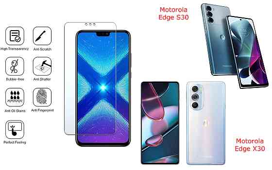 Защитное стекло NeoGlass для Motorola Edge S30, Edge X30 – ультрапрозрачное и устойчивое Киев