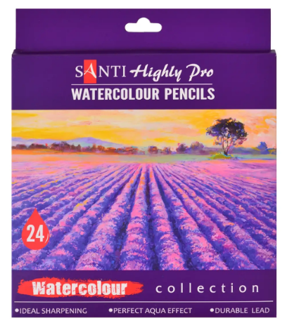 Олівці акварельні 24 кол. 