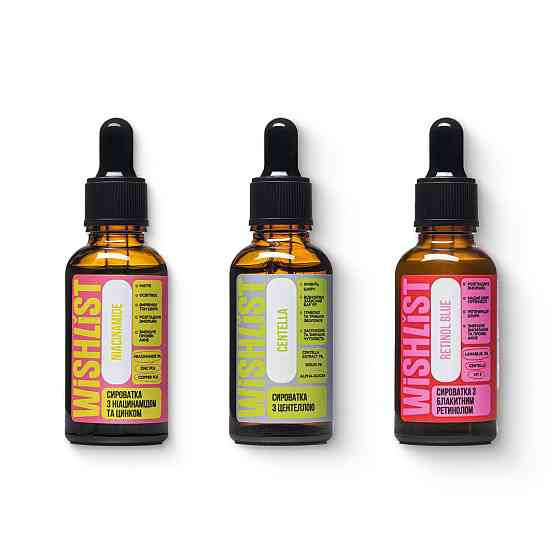 Набор сывороток по уходу за проблемной кожей WiSHLIST Киев