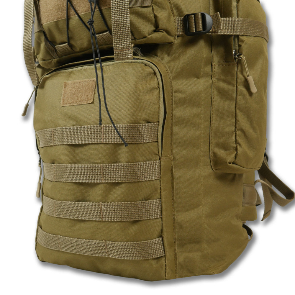 Тактичний рюкзак 70л койот. Великий рюкзак тактичний, армійський рюкзак на 70 літрів Київ - фото 9