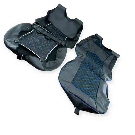 Майки 1+1 ромб (закрытый торец) синие передние Мукачево