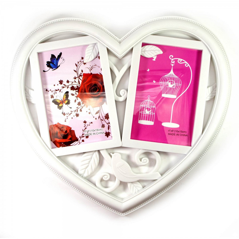 Фоторамка для 2 фотографій Серце Київ - фото 1