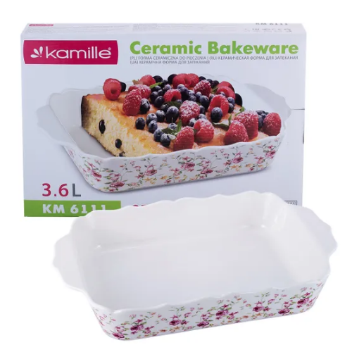 Форма для запікання 3,6л кераміка 6111 KAMILLE Житомир - фото 3