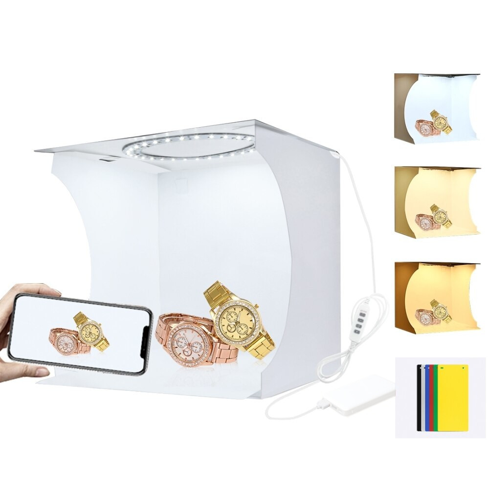 Світловий лайтбокс з кільцевою лампою Puluz PU5023 SBR Київ - фото 2