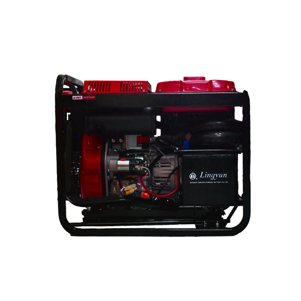 Дизельний генератор BISON BS7500DCE максимальна потужність 5.5 кВт Київ - фото 4