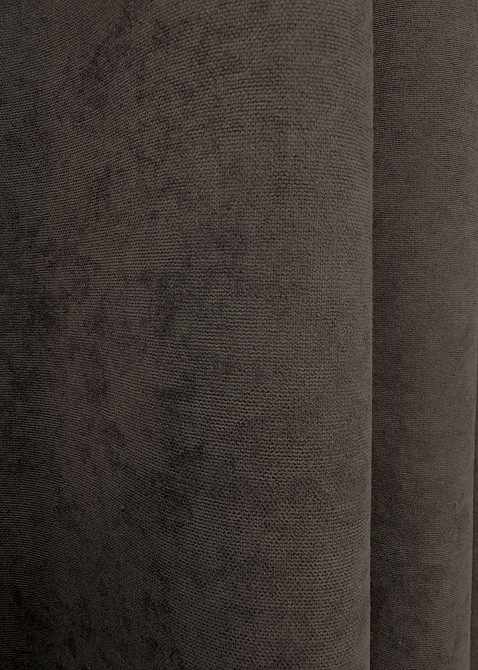 Комплект коротких штор VR-Textil Мікровелюр Petek YL № 1892ш Венге 140х170 см 2 шт (35-0422) Київ - фото 6