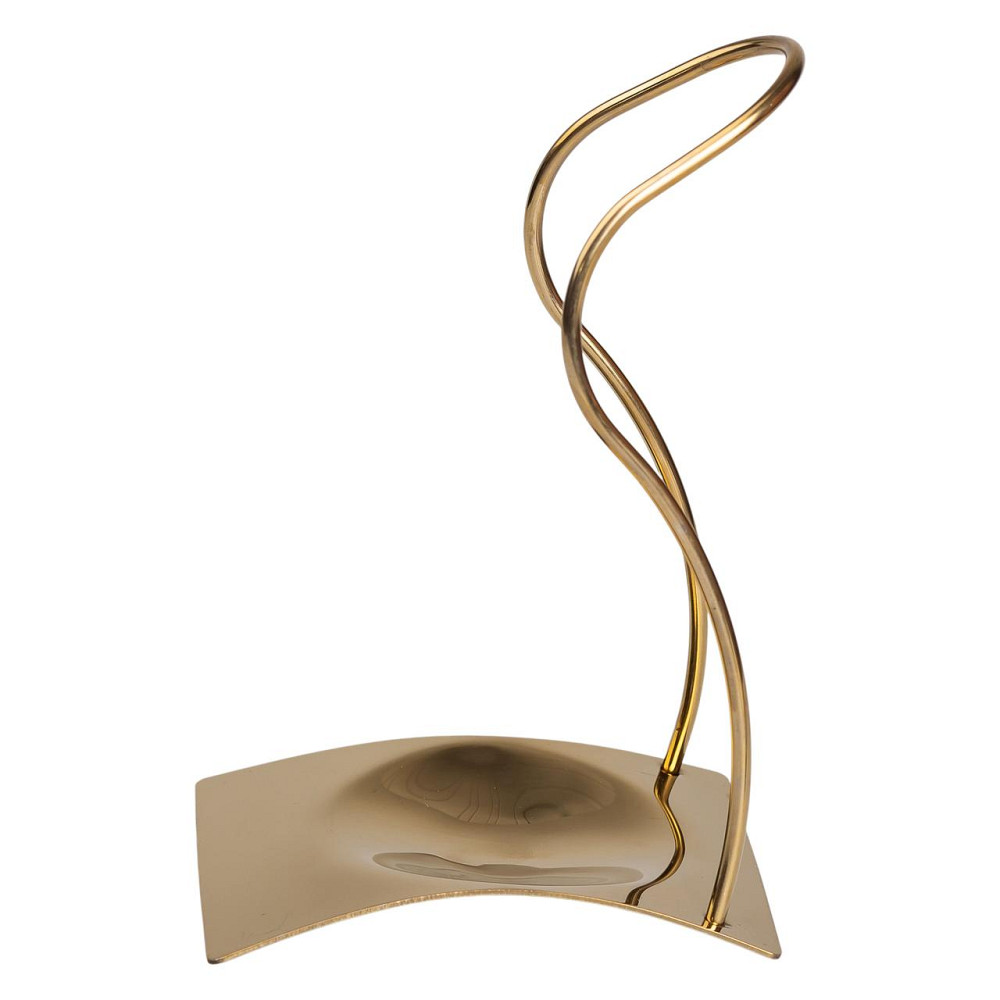 Zhongjing Підставка під ополоник, лопатку або ложку 12×10,5×17 см з нержавіючої сталі Золото HP Коломыя - изображение 3