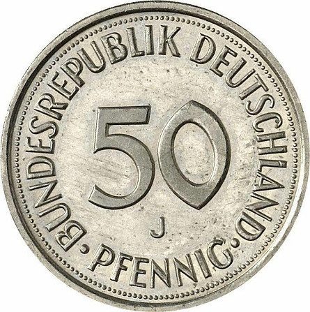 50 пфеннігів 1990 J - Німеччина Полтава - фото 1