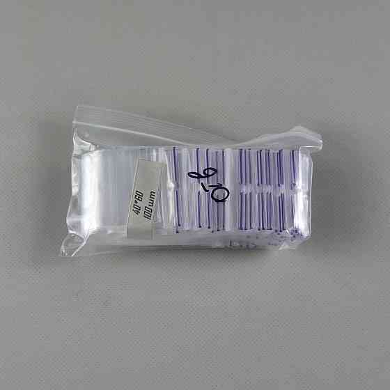 Герметичные пакеты zip lock для мелких деталей и хранения (с отверстием) 4см x 6см(100шт) (1 пачка) Харьков